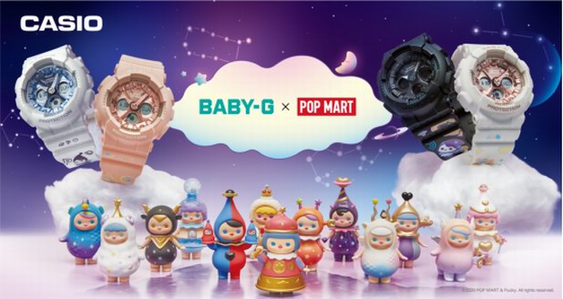 激發(fā)“潮萌力”！BABY-G攜手POP MART探索夢(mèng)幻星空
