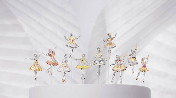 Van Cleef & Arpels梵克雅寶再次呈獻12款高級珠寶胸針作品，向舞蹈世界致意